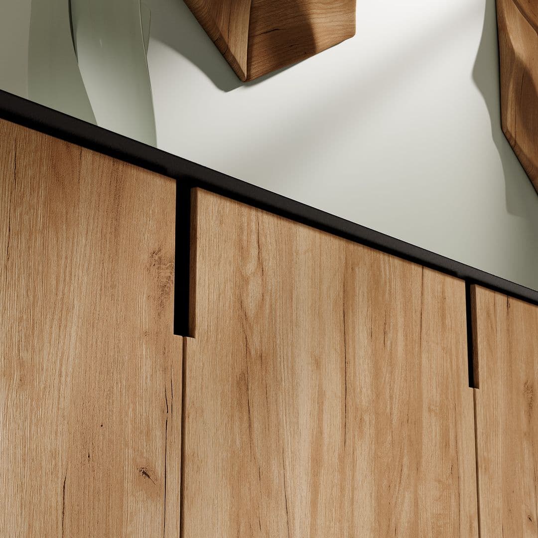 Dekor W358 Rendering auf Schrank