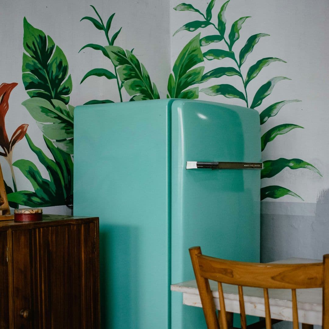 Kühlschrank in Türkis