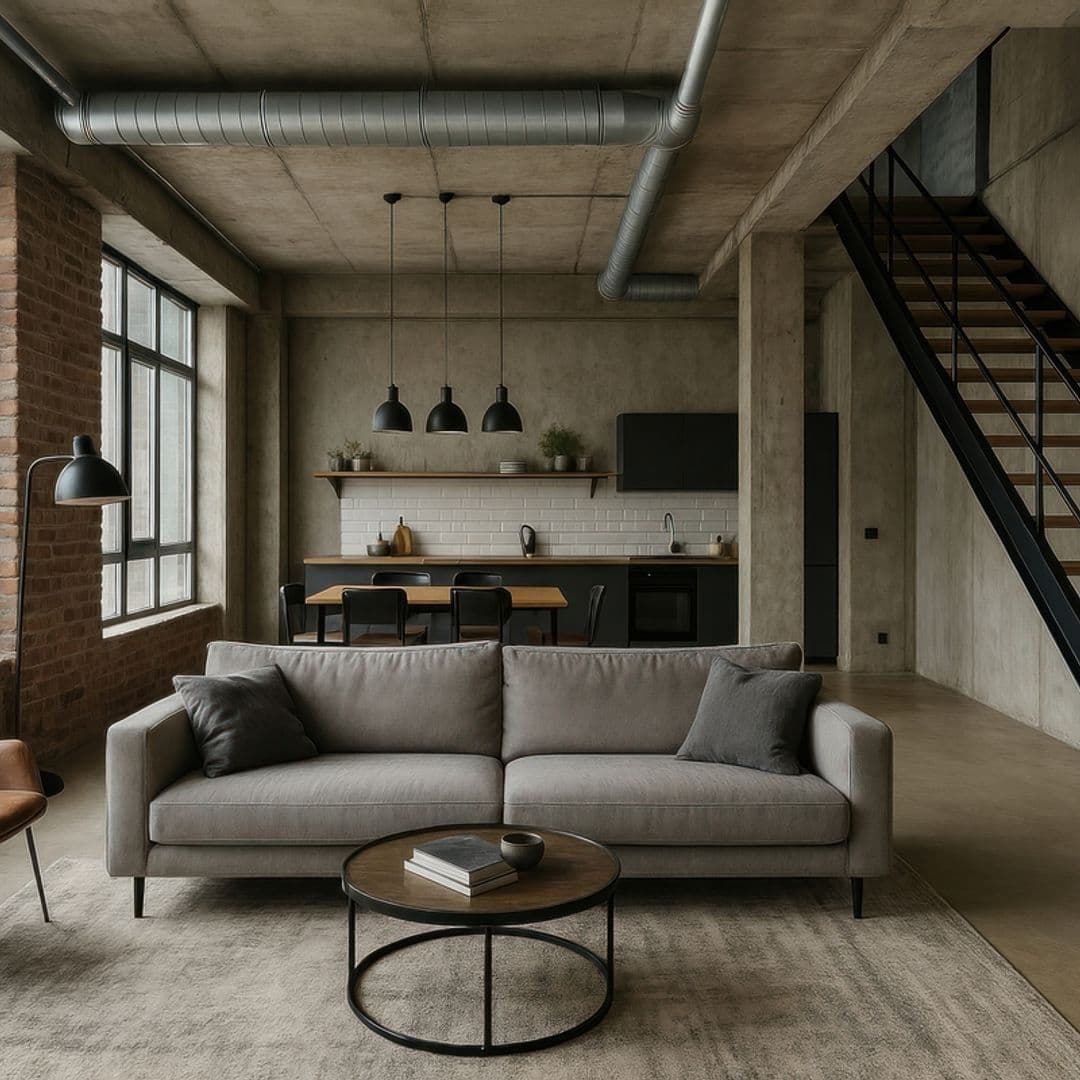 Wohnzimmer Industrial 