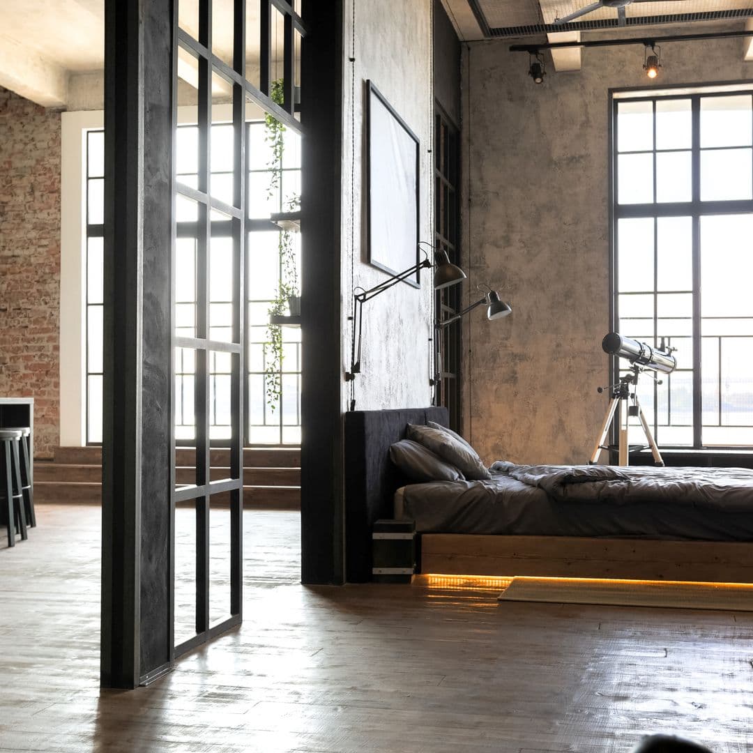 Urban Schlafzimmer Seitenansicht