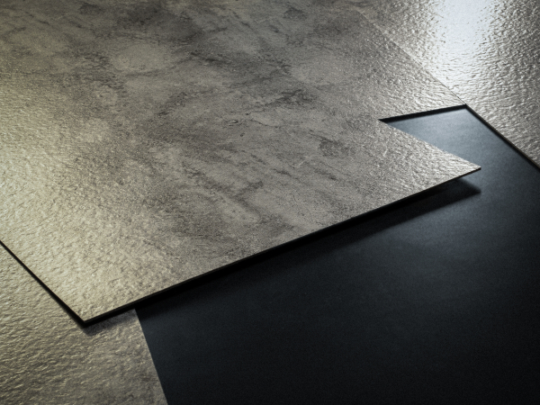 Door with material